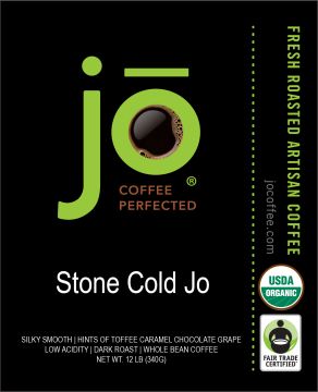 Stone Cold Jo  Case Pack - 6/12 oz. Case - Whole Bean